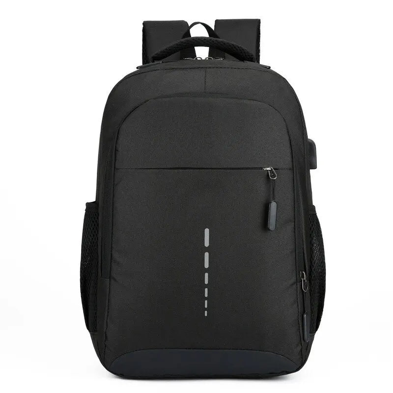 Mens BackPack LargeCapacity Simple Fashion Travel Female Student ComputerBag - drollido