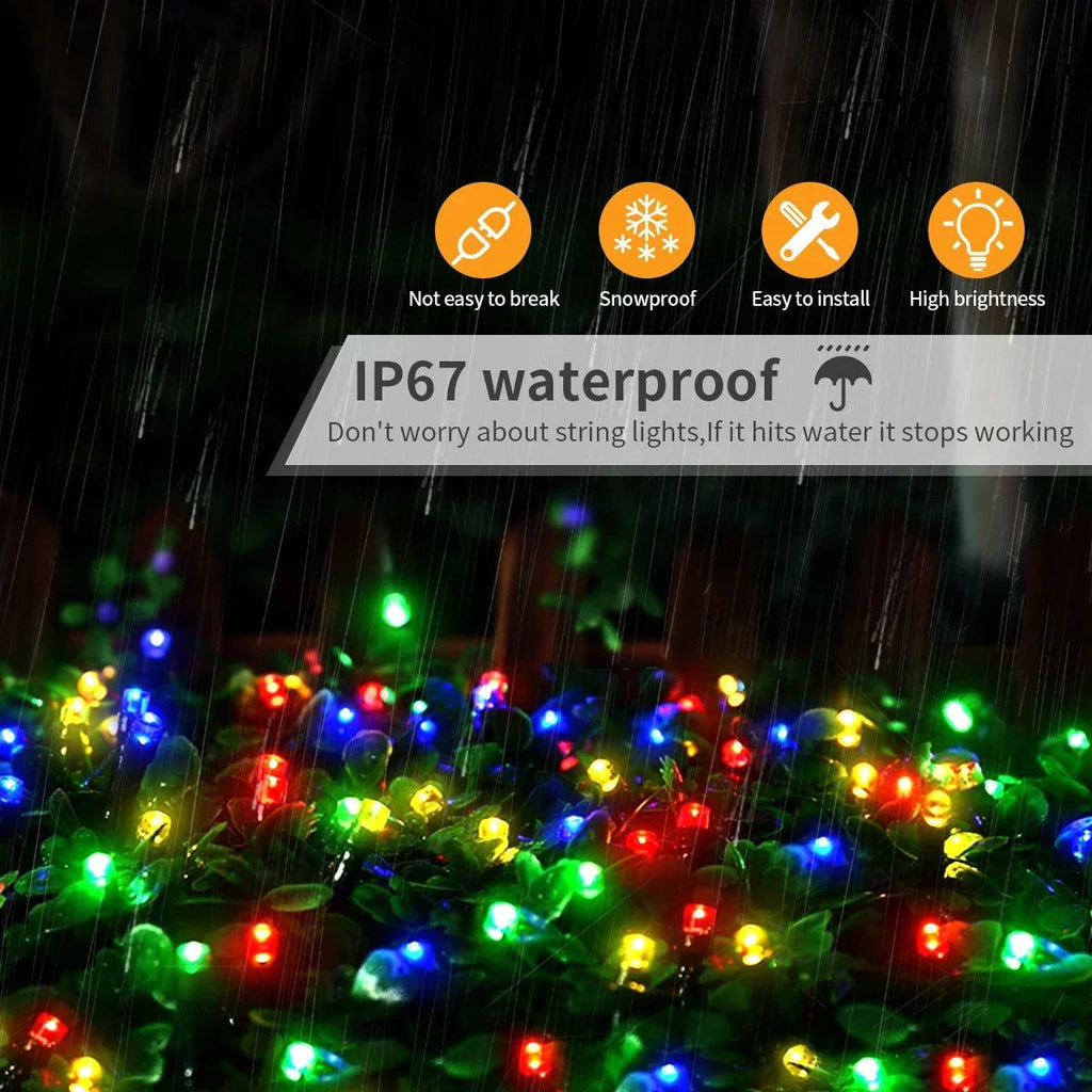 10M - 100M Twinkle Star LED Fairy String Light Waterproof For Outdoor Garden Yard Lawn Chirstmas Tree Home Party Wedding Decor - drollido