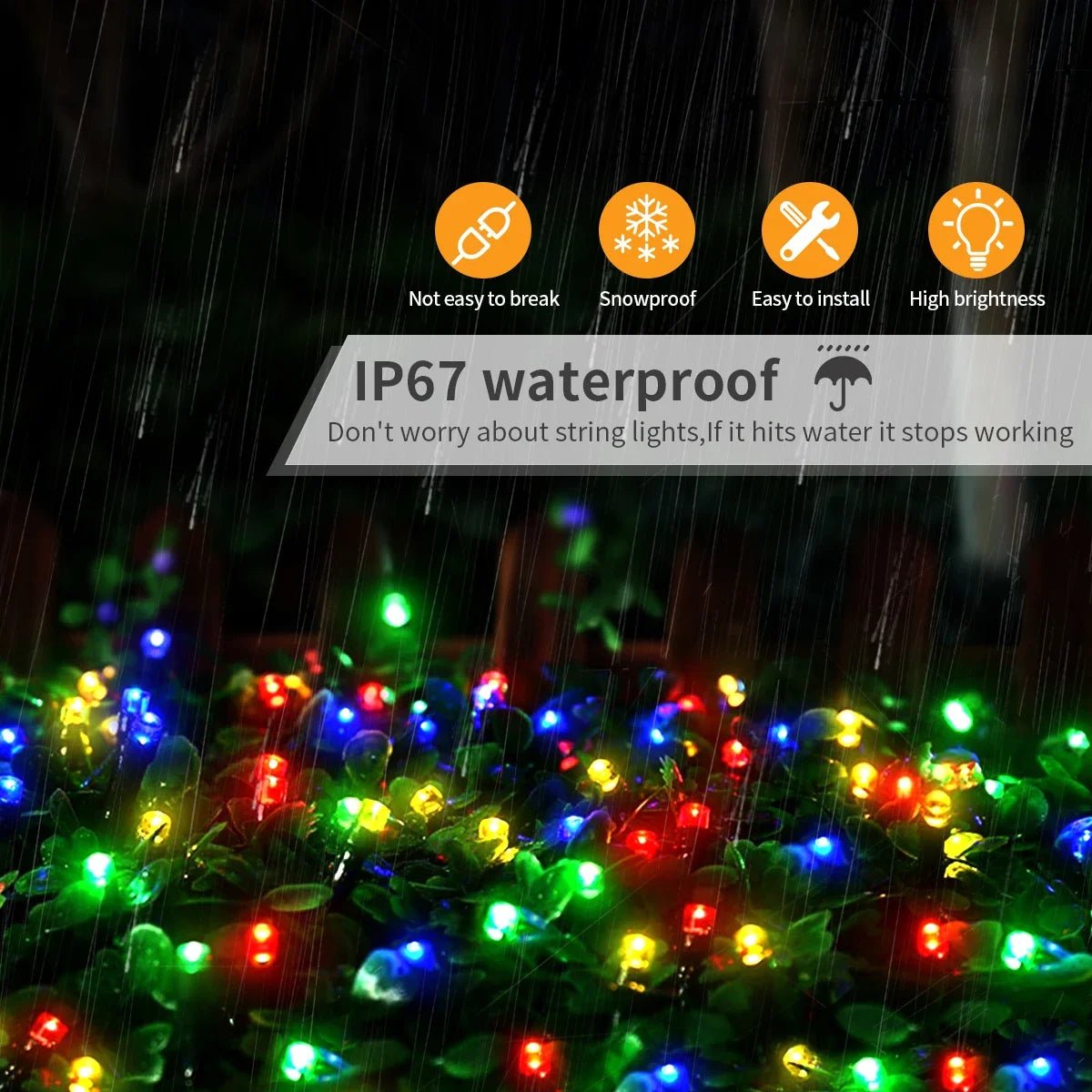 10M - 100M Twinkle Star LED Fairy String Light Waterproof For Outdoor Garden Yard Lawn Chirstmas Tree Home Party Wedding Decor - drollido