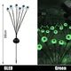 1PC Halloween Creepy Ghost Horror Ornament Glowing Skeleton Ground Plug Hands Set Warm Light Skeleton Decoration Street Lamp - drollido