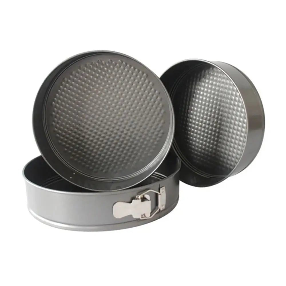 1Pcs Carbon Steel Baking Mould Non Stick Leakproof Cake Baking Pan with Removable Bottom 12/16/20/24/28cm Cake Mould - drollido
