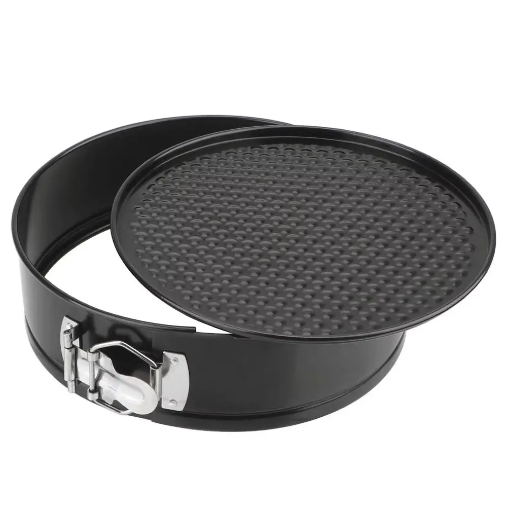 1Pcs Carbon Steel Baking Mould Non Stick Leakproof Cake Baking Pan with Removable Bottom 12/16/20/24/28cm Cake Mould - drollido