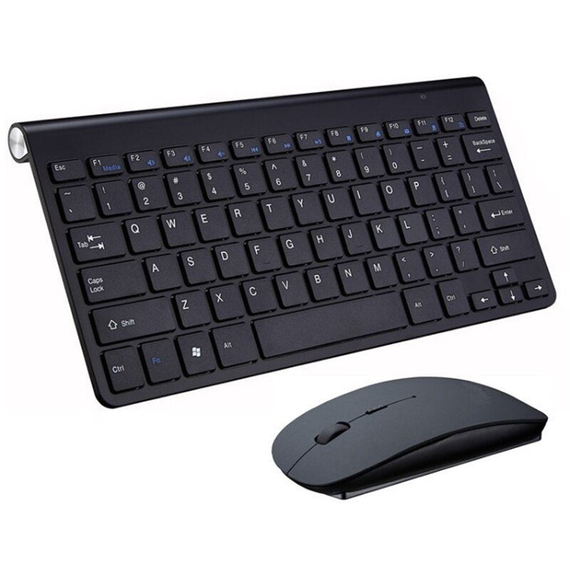2.4 GHz Wireless Mini Keyboard And Optical Mouse Set - drollido