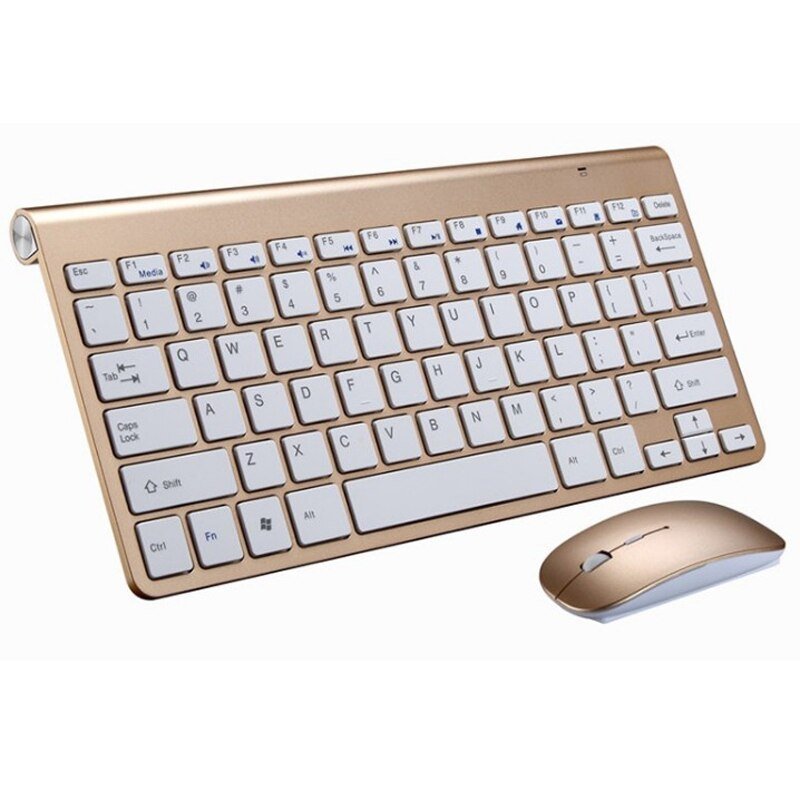 2.4 GHz Wireless Mini Keyboard And Optical Mouse Set - drollido