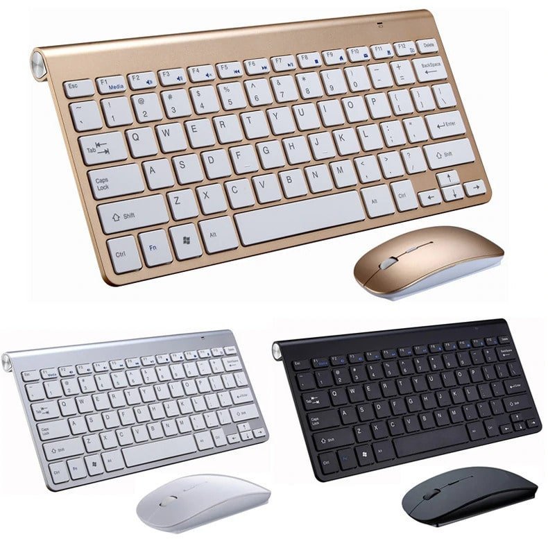 2.4 GHz Wireless Mini Keyboard And Optical Mouse Set - drollido