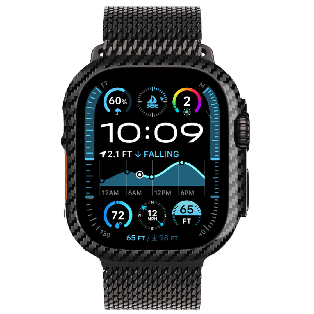 Apple Watch Real Carbon Fiber Case - drollido