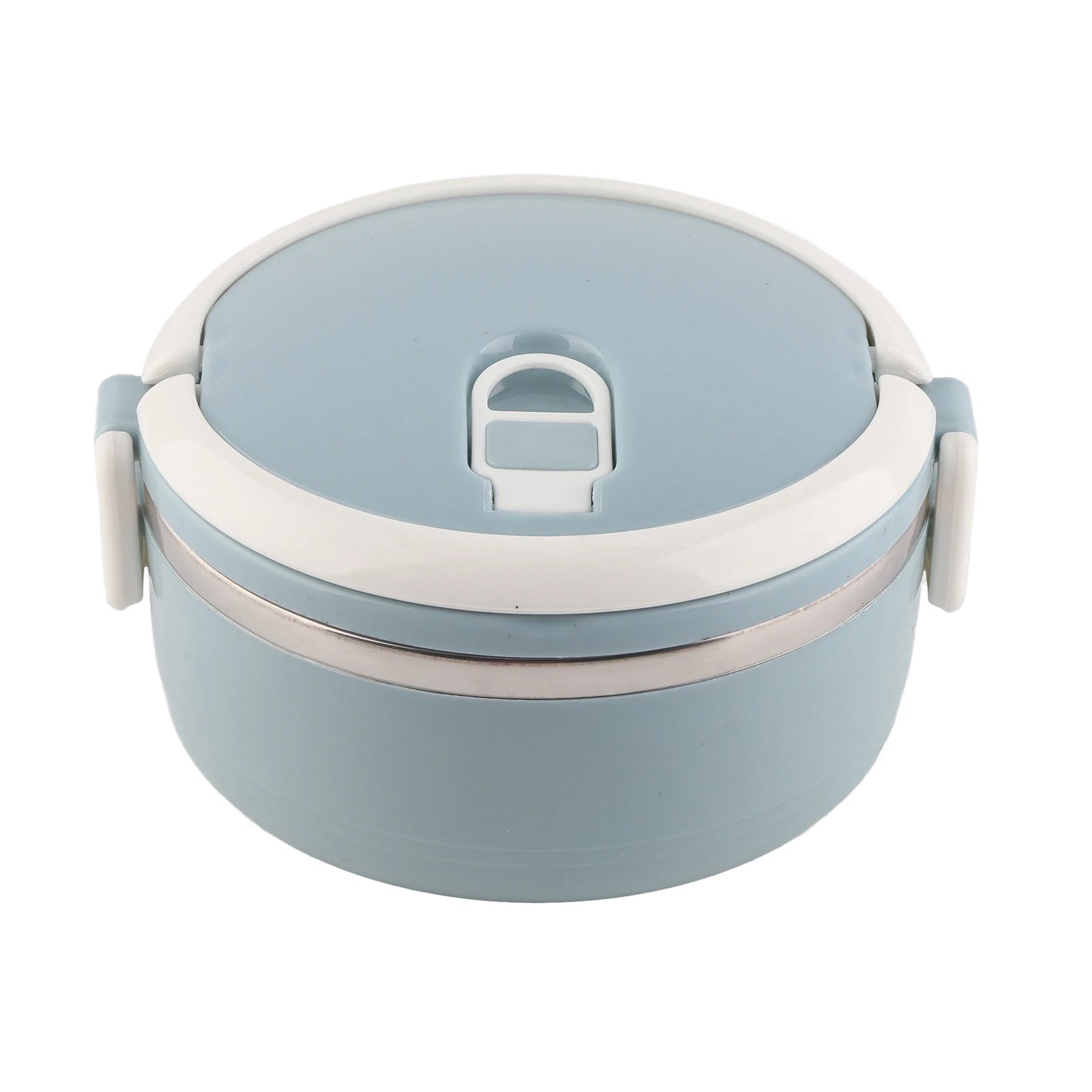 Bento Box Food Container Lunch Box Stainless Steel Lunch Box Portable Stainless Steel Blue Rice Noddles Lunch Box Food Container - drollido