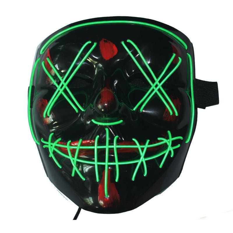 Black V Halloween Horror Mask - drollido