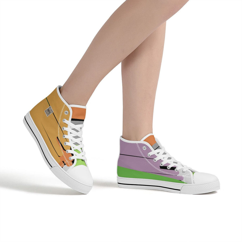BST.C -COLORS- High-Top Canvas Shoes