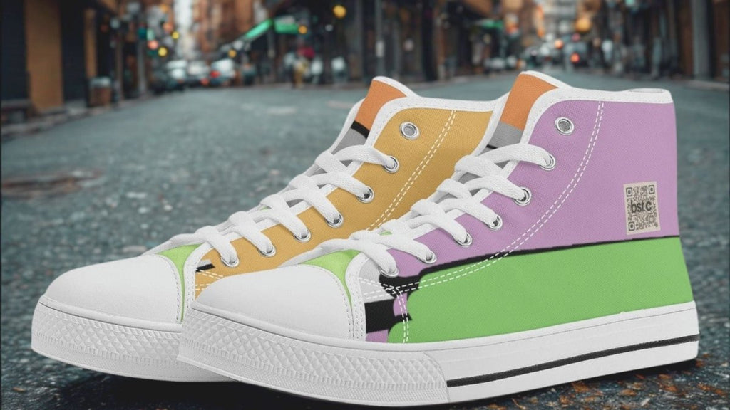 BST.C -COLORS- High-Top Canvas Shoes