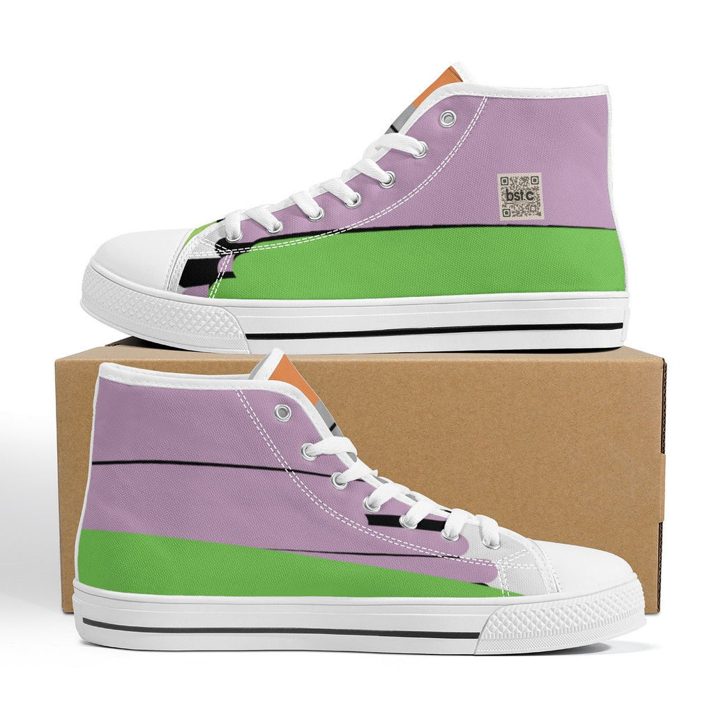 BST.C -COLORS- High-Top Canvas Shoes