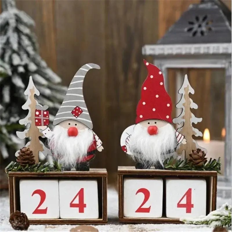Christmas Calendar Party Home Decoration Merry Christmas New Year Gifts Santa Christmas Decor Home Fashion Accessories Supplies - drollido