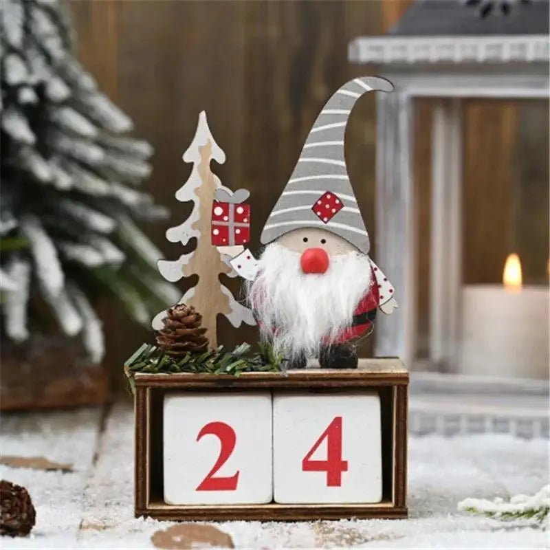 Christmas Calendar Party Home Decoration Merry Christmas New Year Gifts Santa Christmas Decor Home Fashion Accessories Supplies - drollido