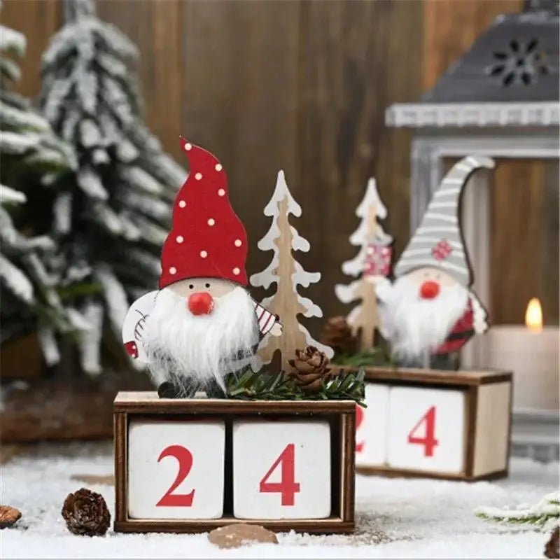 Christmas Calendar Party Home Decoration Merry Christmas New Year Gifts Santa Christmas Decor Home Fashion Accessories Supplies - drollido