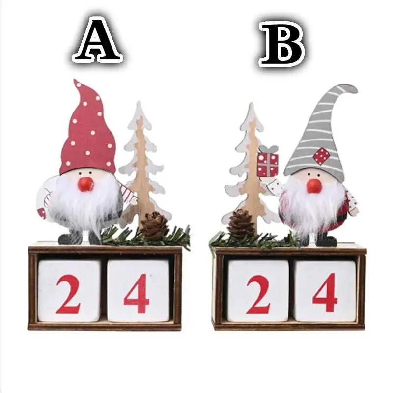 Christmas Calendar Party Home Decoration Merry Christmas New Year Gifts Santa Christmas Decor Home Fashion Accessories Supplies - drollido