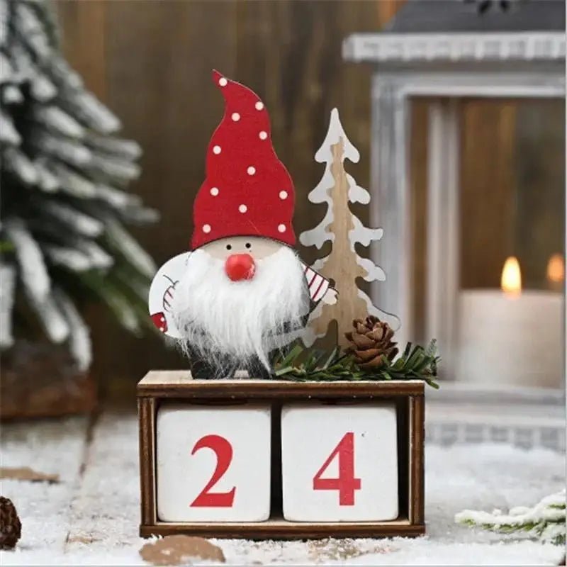 Christmas Calendar Party Home Decoration Merry Christmas New Year Gifts Santa Christmas Decor Home Fashion Accessories Supplies - drollido