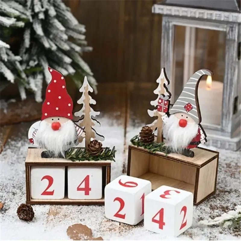 Christmas Calendar Party Home Decoration Merry Christmas New Year Gifts Santa Christmas Decor Home Fashion Accessories Supplies - drollido
