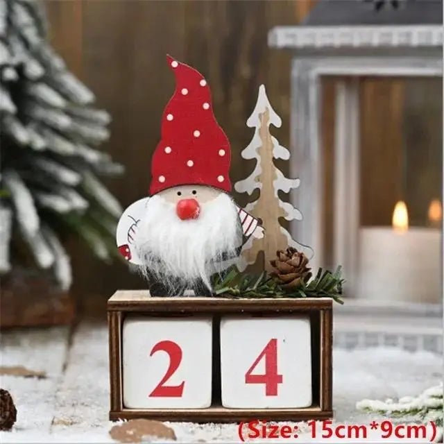 Christmas Calendar Party Home Decoration Merry Christmas New Year Gifts Santa Christmas Decor Home Fashion Accessories Supplies - drollido