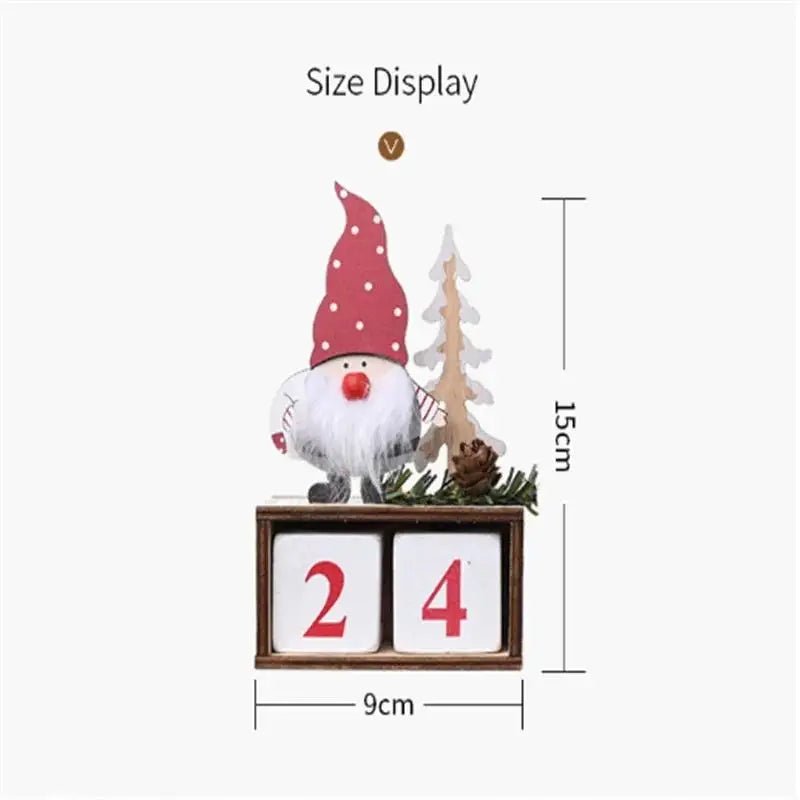 Christmas Calendar Party Home Decoration Merry Christmas New Year Gifts Santa Christmas Decor Home Fashion Accessories Supplies - drollido