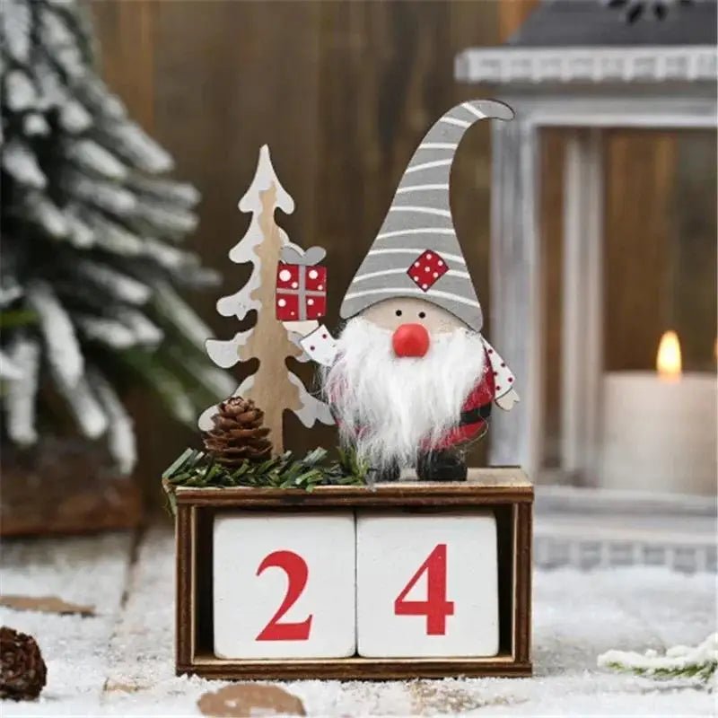 Christmas Calendar Party Home Decoration Merry Christmas New Year Gifts Santa Christmas Decor Home Fashion Accessories Supplies - drollido