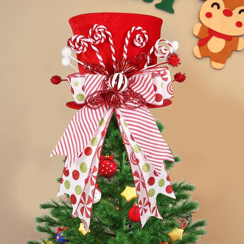 Christmas Celebration Red White Holiday Decoration Festive Accessory Great Holiday Centerpiece Versatile Usage For Holiday Table - drollido