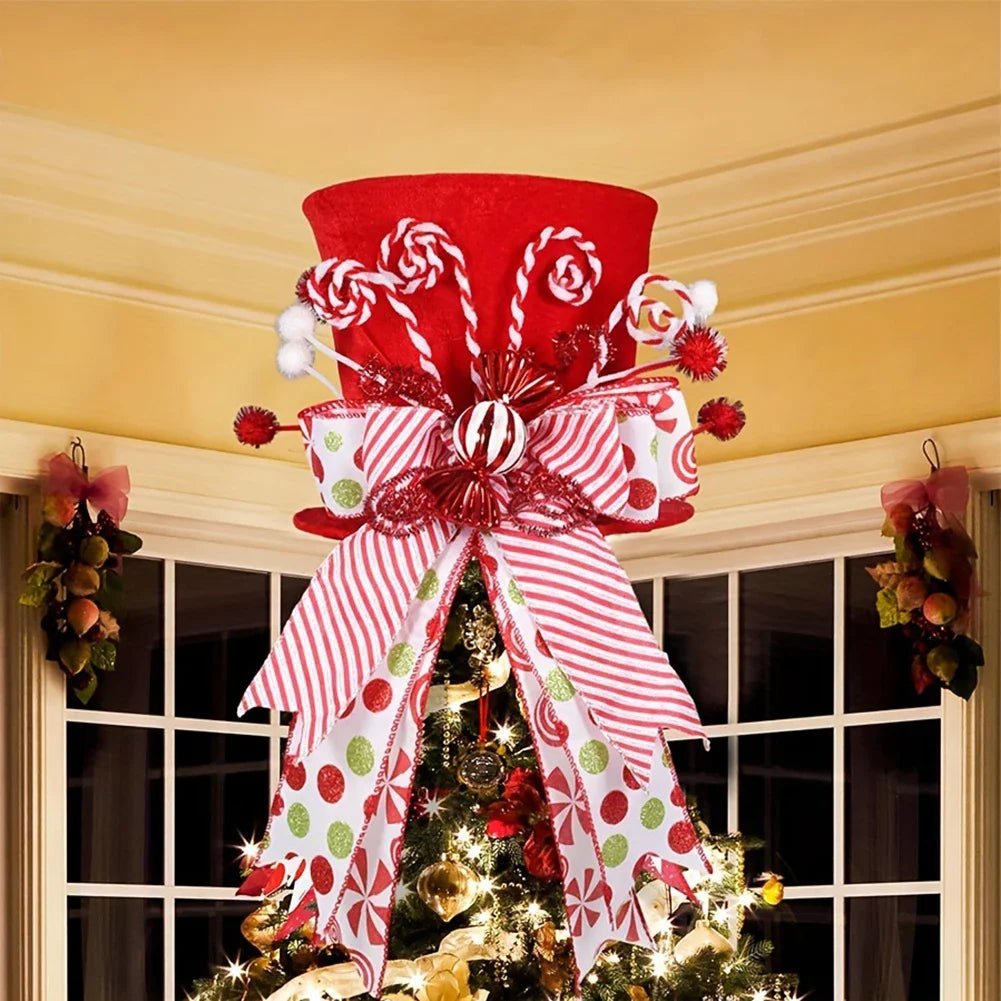 Christmas Celebration Red White Holiday Decoration Festive Accessory Great Holiday Centerpiece Versatile Usage For Holiday Table - drollido