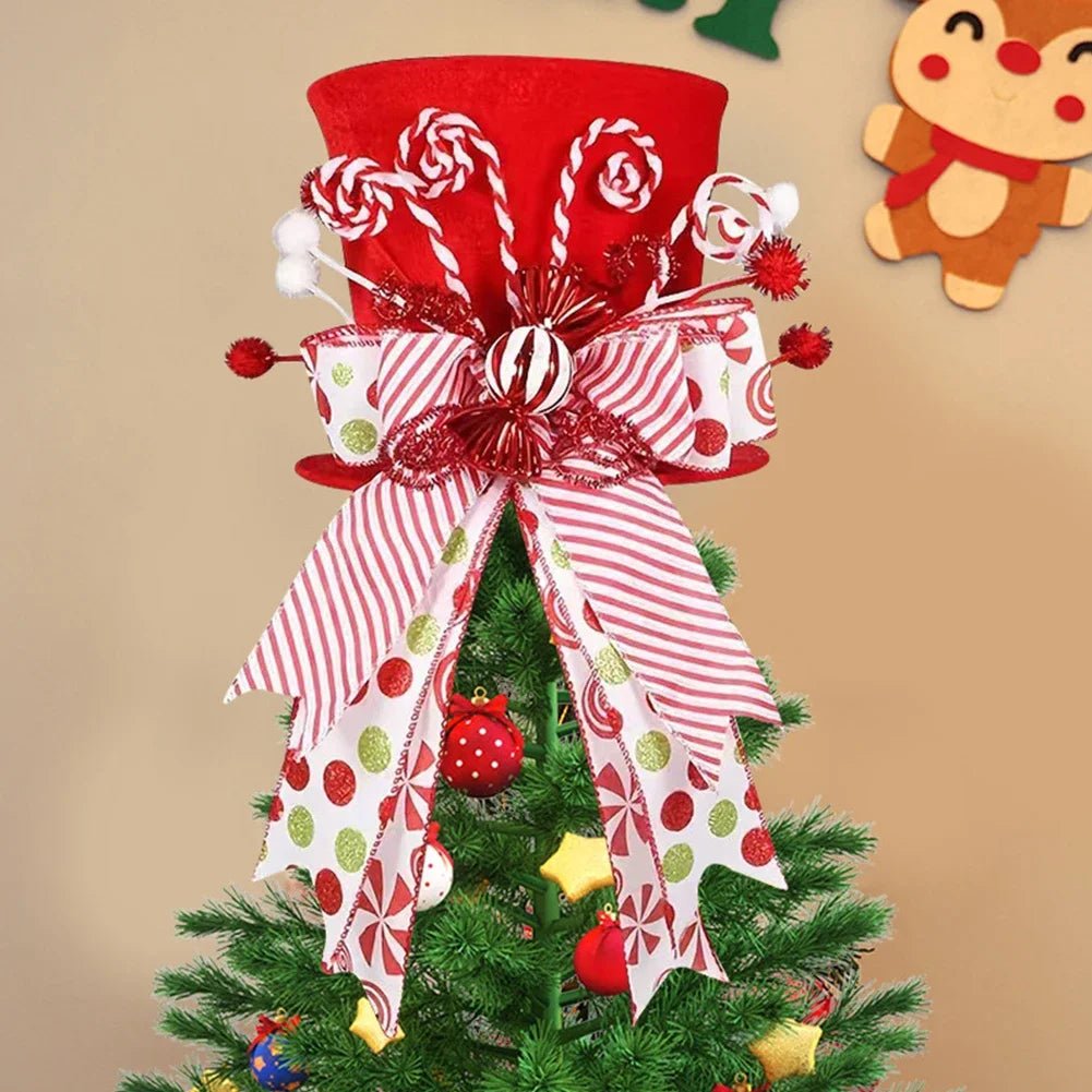Christmas Celebration Red White Holiday Decoration Festive Accessory Great Holiday Centerpiece Versatile Usage For Holiday Table - drollido