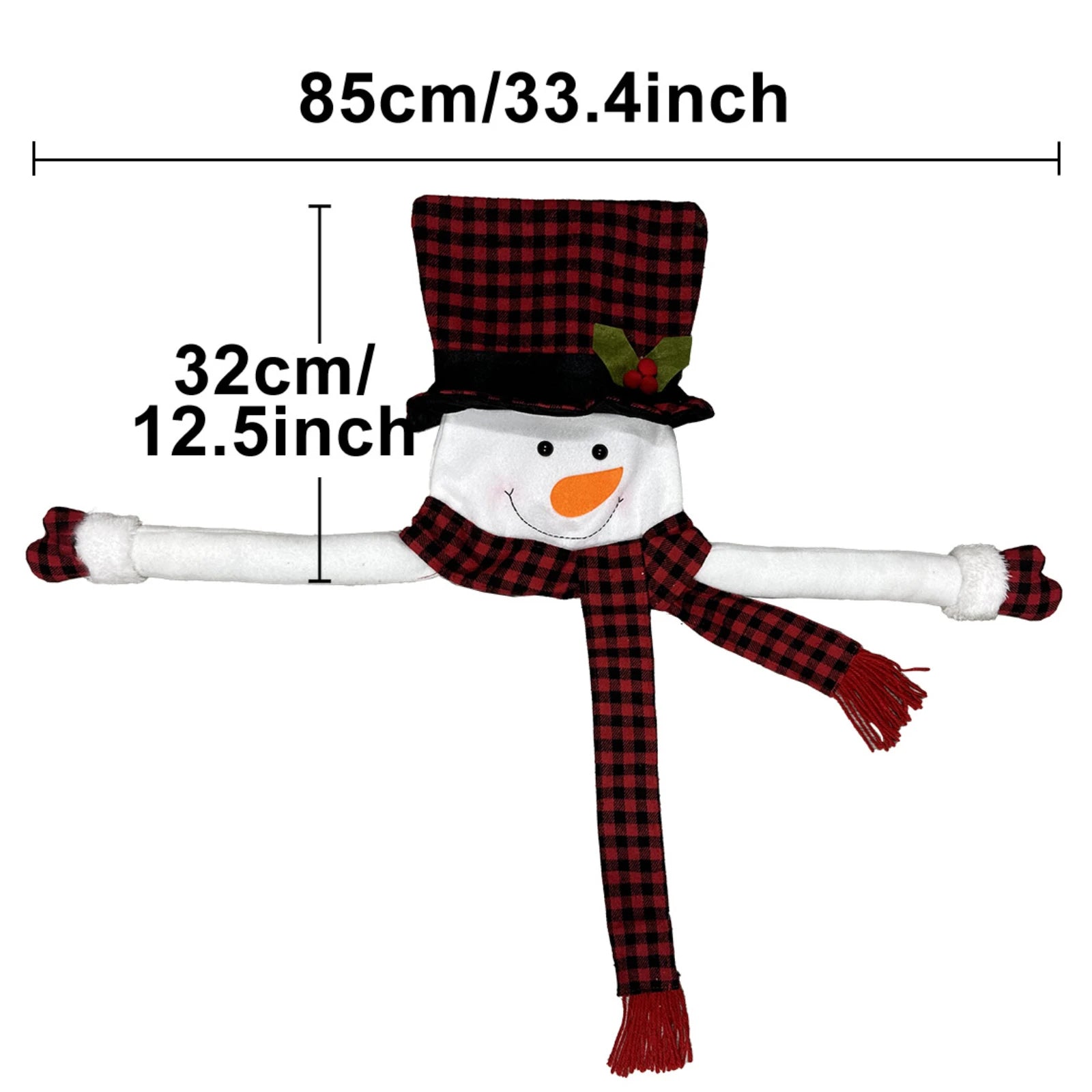 Christmas Cute Snowman Figurines Christmas Tree - Top Ornaments Party Atmosphere Decorations Festival Gift For Classmates - drollido