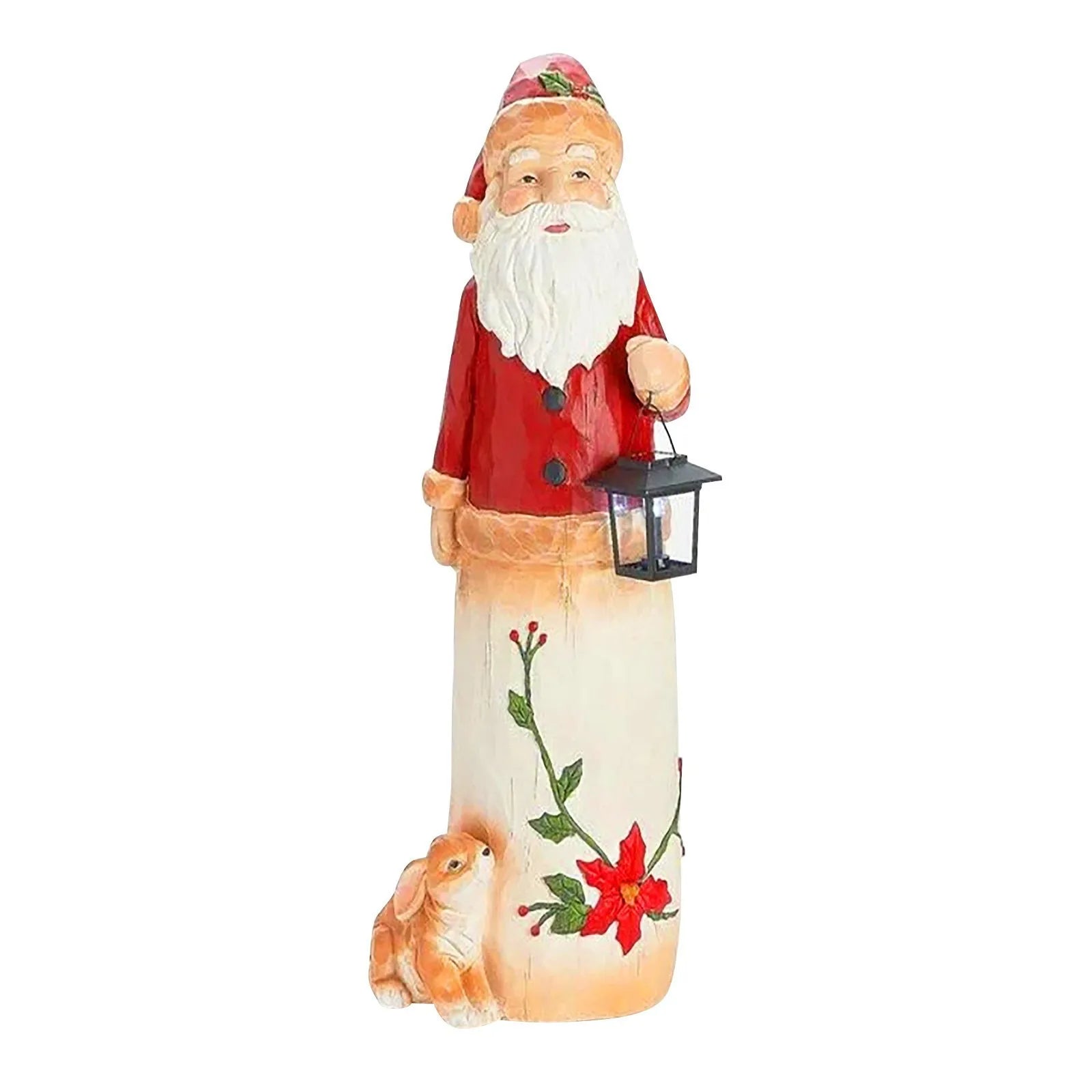 Christmas Ornament Santa Claus Vintage Iron Painted Ornaments XMAS Home Decoration Christmas Tree Decoration - drollido