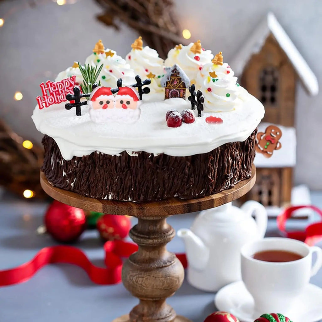 Christmas Sprinkles Mix Christmas Tree Santa Claus Sprinkles Christmas Jimmies Red and Green Sprinkle for Cookie Baking Decor - drollido