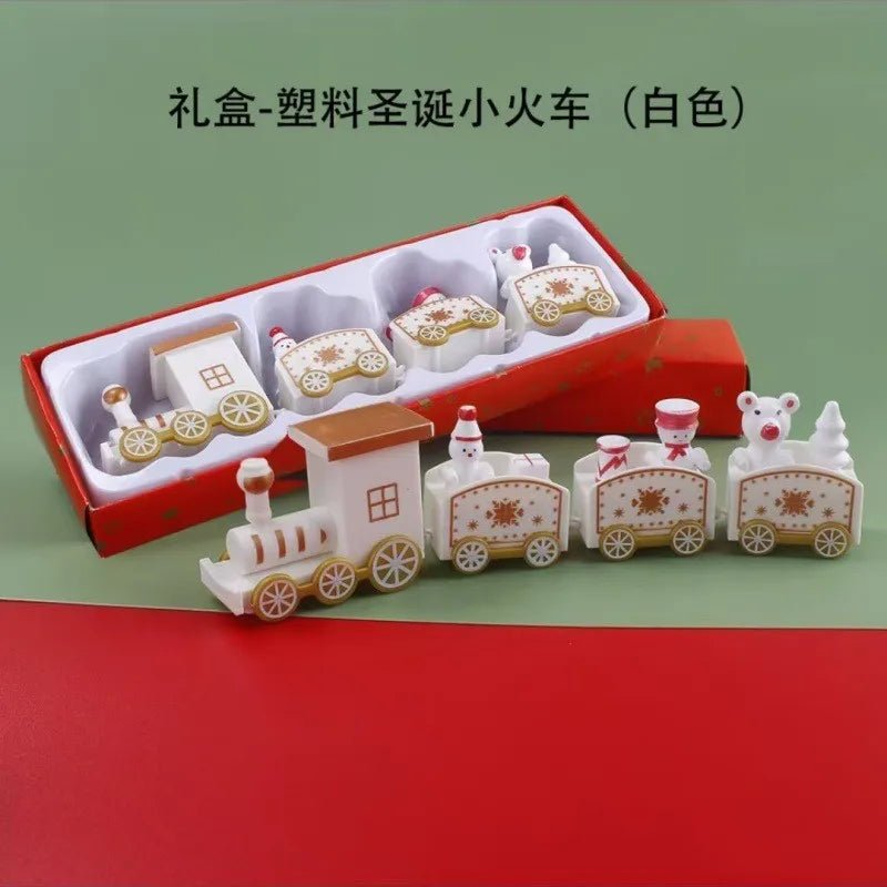 Christmas Train Merry Christmas Decorations For Home 2025 Cristmas Ornament Xmas Navidad Noel Gifts Happy New Year 2026 Gifts - drollido