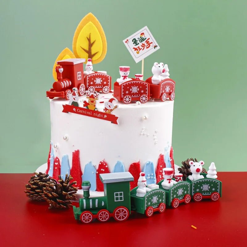 Christmas Train Merry Christmas Decorations For Home 2025 Cristmas Ornament Xmas Navidad Noel Gifts Happy New Year 2026 Gifts - drollido
