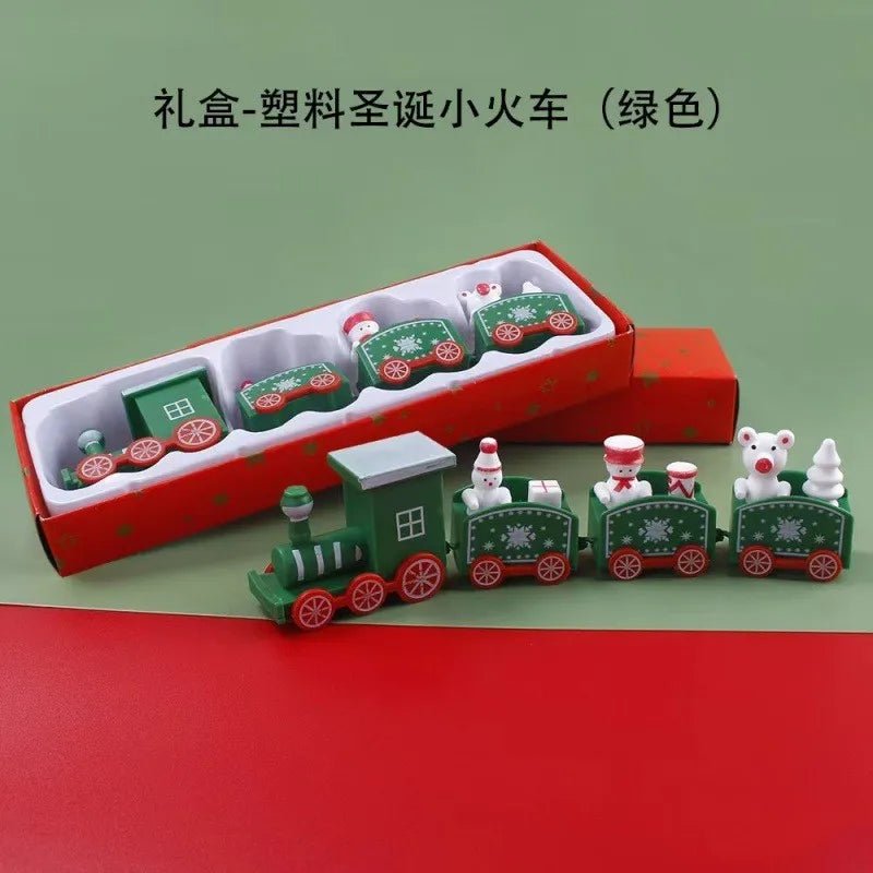 Christmas Train Merry Christmas Decorations For Home 2025 Cristmas Ornament Xmas Navidad Noel Gifts Happy New Year 2026 Gifts - drollido