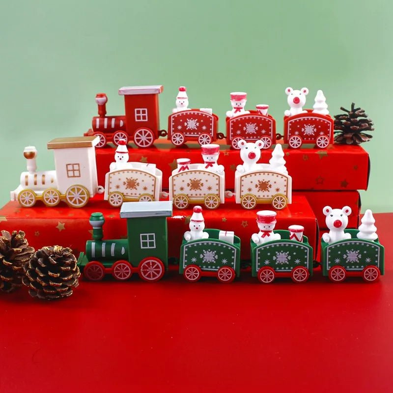 Christmas Train Merry Christmas Decorations For Home 2025 Cristmas Ornament Xmas Navidad Noel Gifts Happy New Year 2026 Gifts - drollido