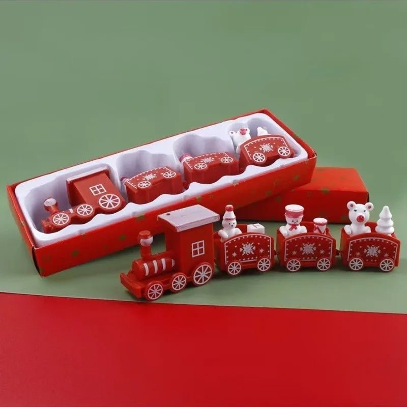 Christmas Train Merry Christmas Decorations For Home 2025 Cristmas Ornament Xmas Navidad Noel Gifts Happy New Year 2026 Gifts - drollido