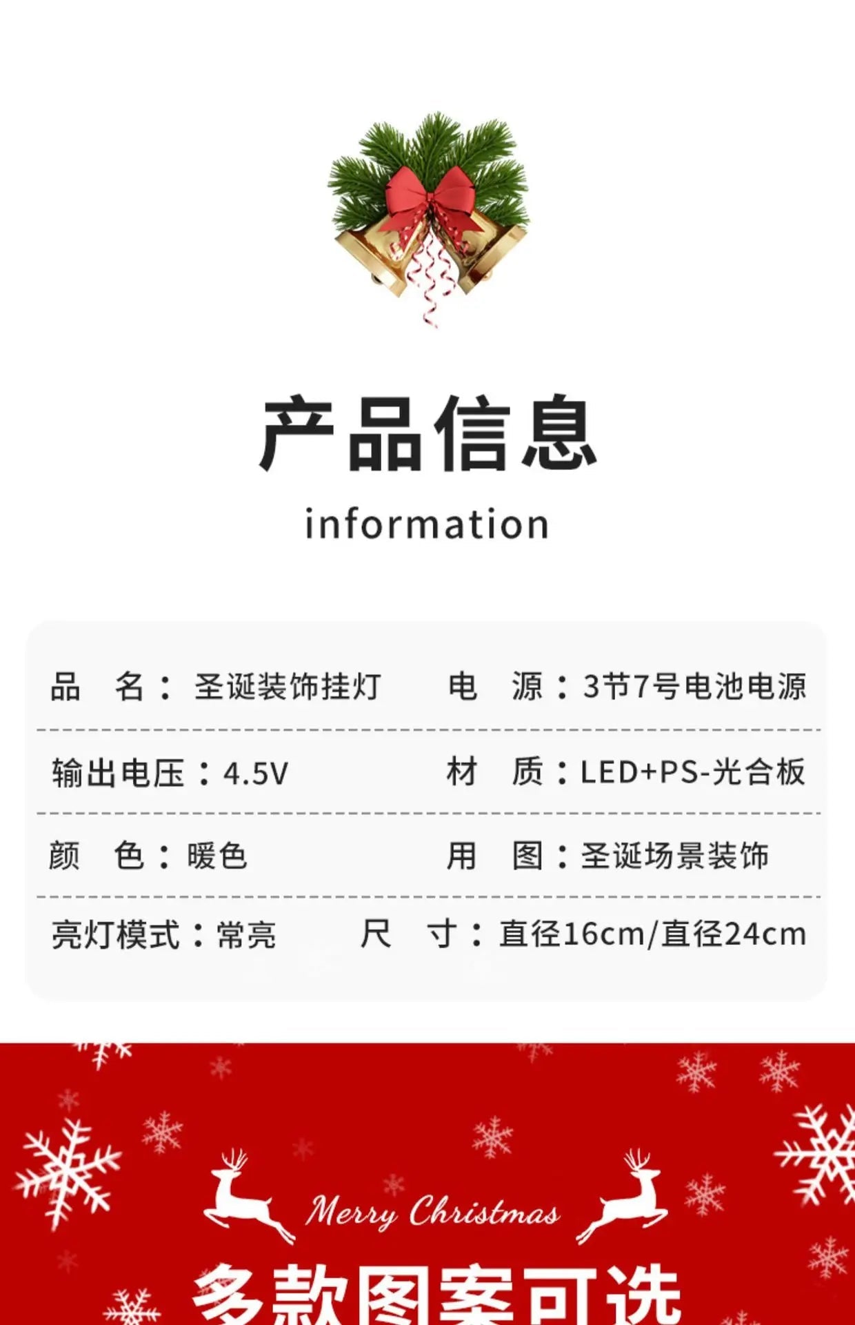 Christmas Transparent Luminous Night Lights, Festive Scene Atmosphere Decoration and Hanging Ornament Store - drollido