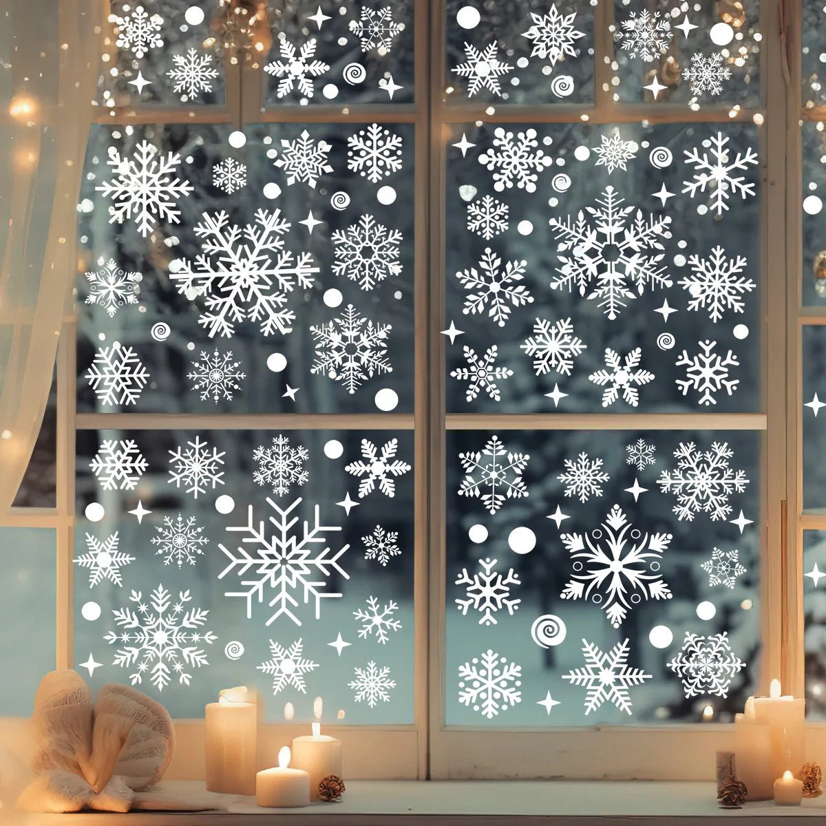 Christmas Window Sticker Merry New Year Decorations For Home 2026 Cristmas Ornament Xmas Navidad Natal Gifts Festive 2025 - drollido
