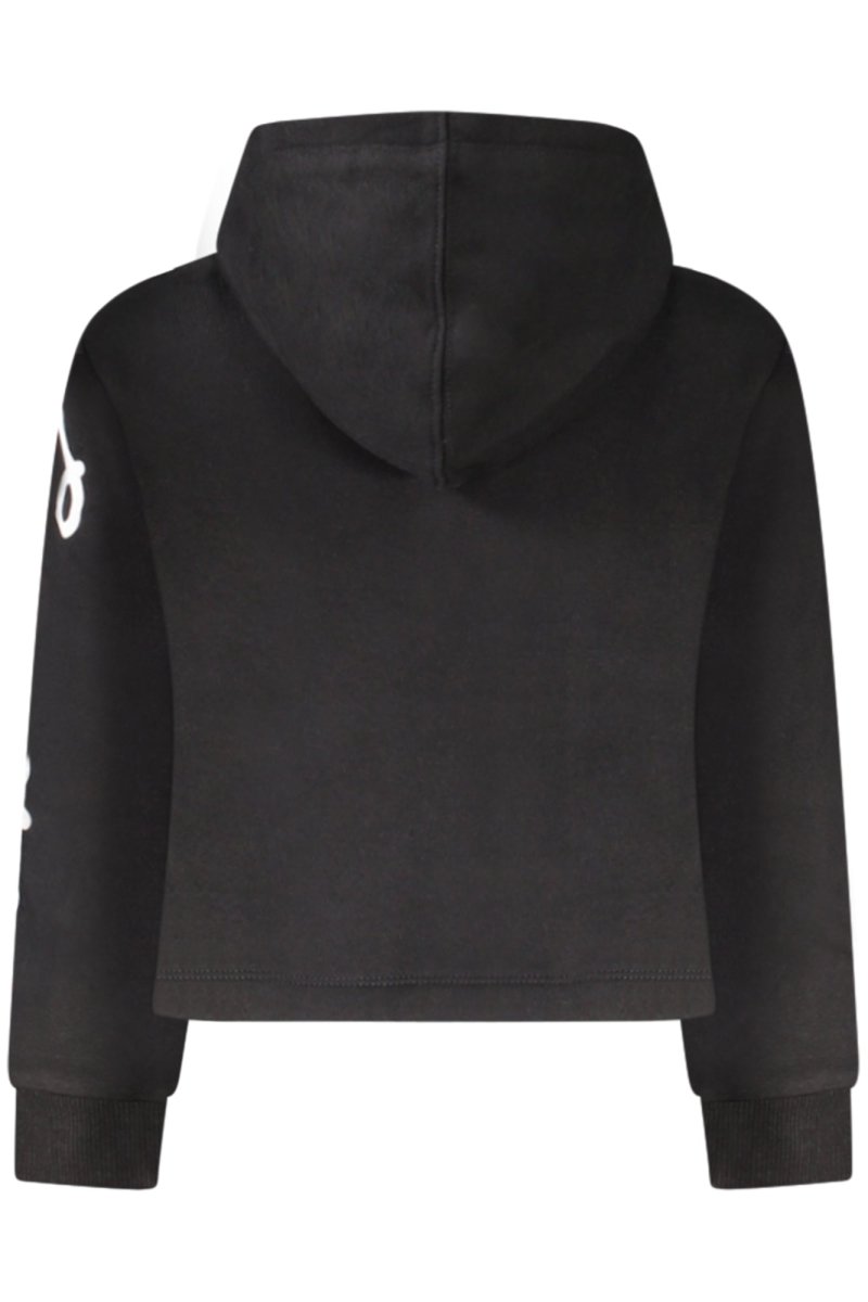 Converse Girls' Zip-Up Hoodie, Black