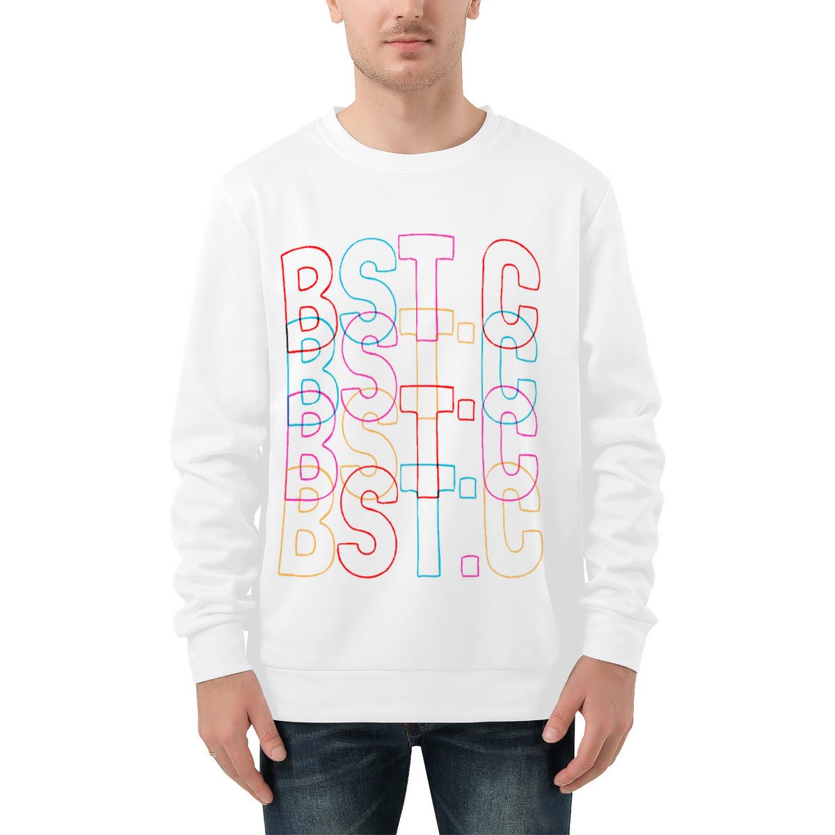 D85 Men's All Over Print Sweater