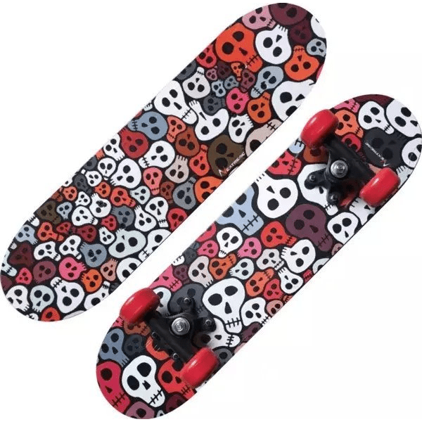 Deskorolka Adventure Skateboard NEXTREME TRIBE SKULLS GRG - 011 60cm (GRG - 011) - drollido