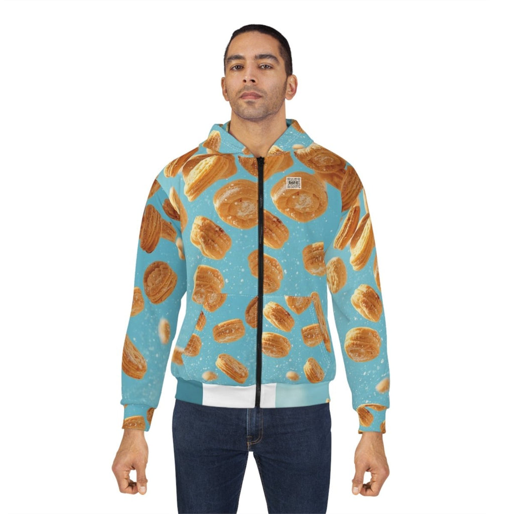 felpa con zip unisex -BST.C- RAIN OF COOKIES