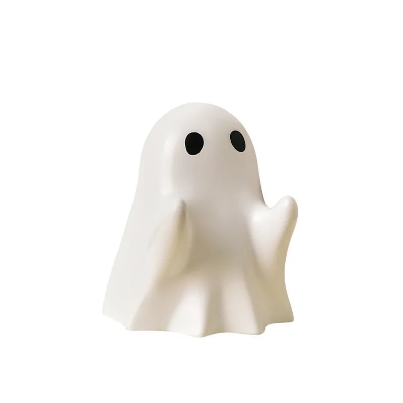 Halloween cute ghost ornament creative desktop decoration for friends birthday gift funny pen holder - drollido