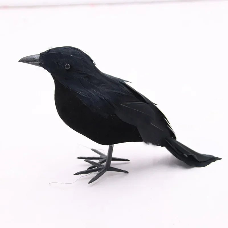 Halloween Decoracion Simulation Black Crow Raven Bird Repellent Pest Control Pigeon Repellent Garden Decoration Outdoor - drollido