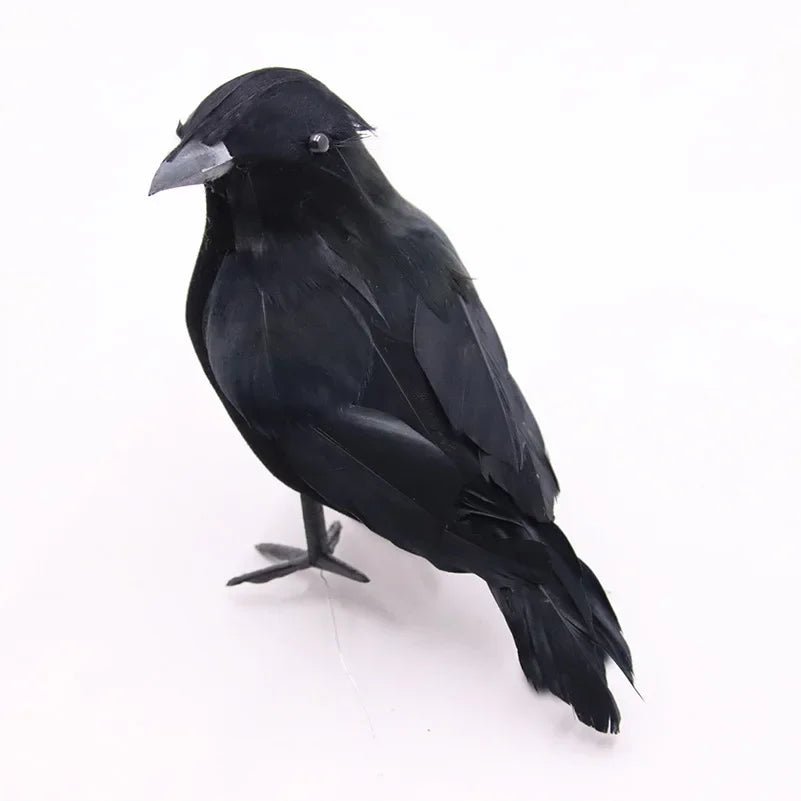 Halloween Decoracion Simulation Black Crow Raven Bird Repellent Pest Control Pigeon Repellent Garden Decoration Outdoor - drollido