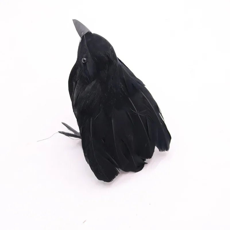 Halloween Decoracion Simulation Black Crow Raven Bird Repellent Pest Control Pigeon Repellent Garden Decoration Outdoor - drollido