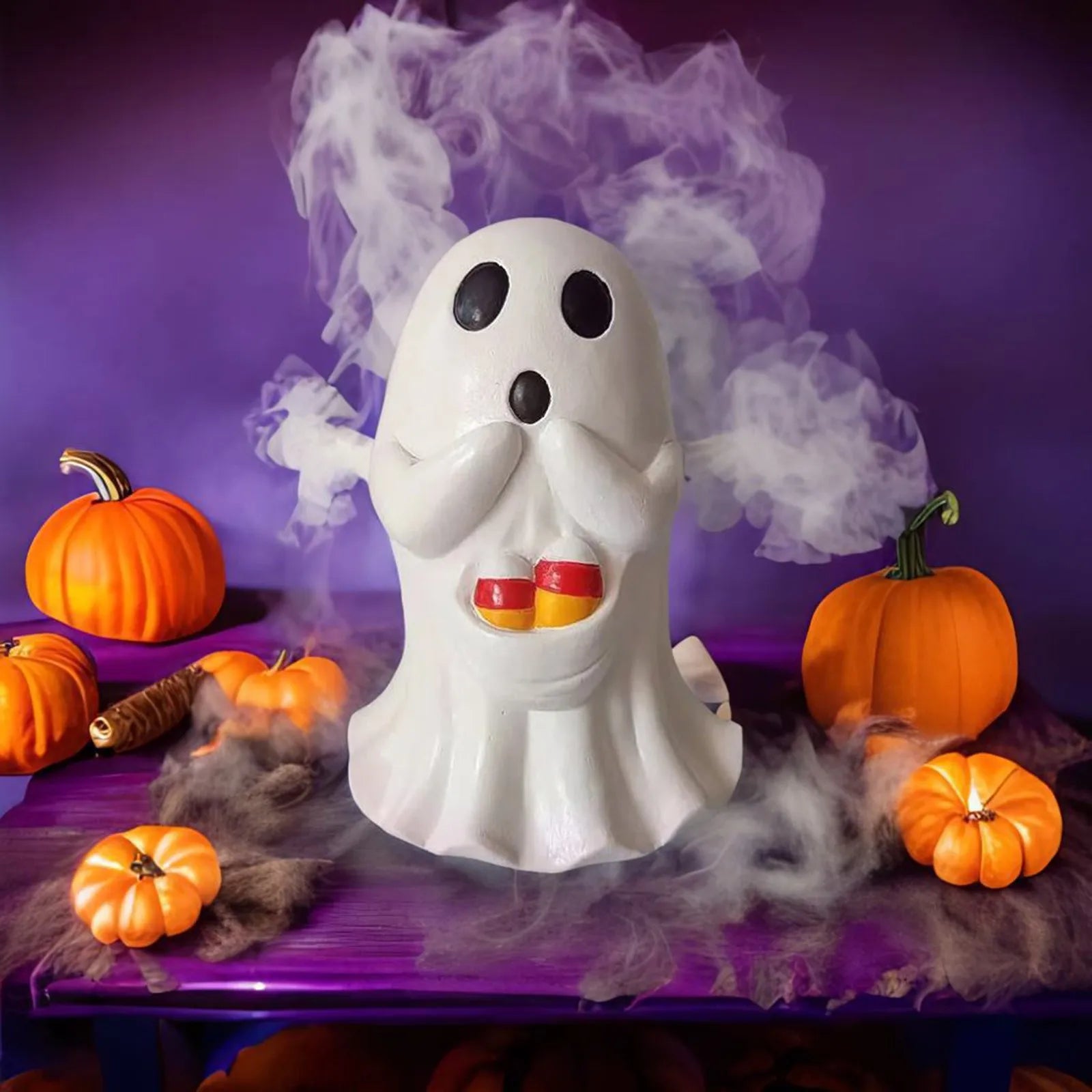 Halloween Ghost Ornament Home Decor Gardening Resin Process Sculpture Halloween Holiday Atmosphere Haunted House Hecoration - drollido