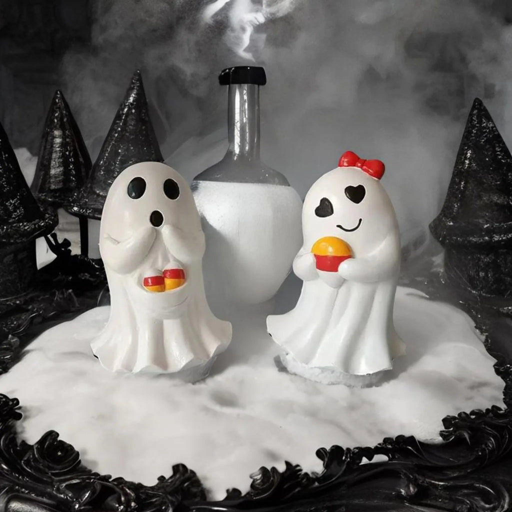 Halloween Ghost Ornament Home Decor Gardening Resin Process Sculpture Halloween Holiday Atmosphere Haunted House Hecoration - drollido