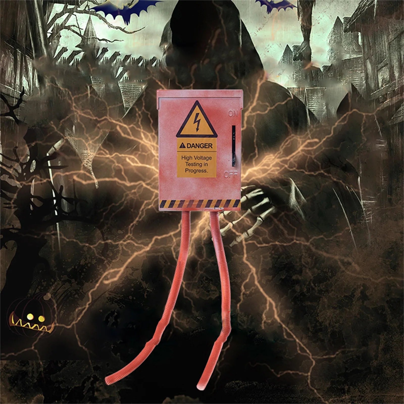 Halloween Haunted House Scares Electric Box Props Light And Sound Terrifying Atmosphere Venue Decor Pranks For Haunted house - drollido