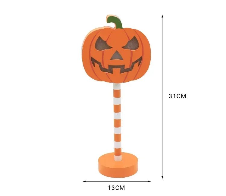 Halloween LED Night Light Pumpkin Ghost Ambiance Lights Battery Powered Waterproof Outdoor Garden Bedroom Festival Party Decor - drollido