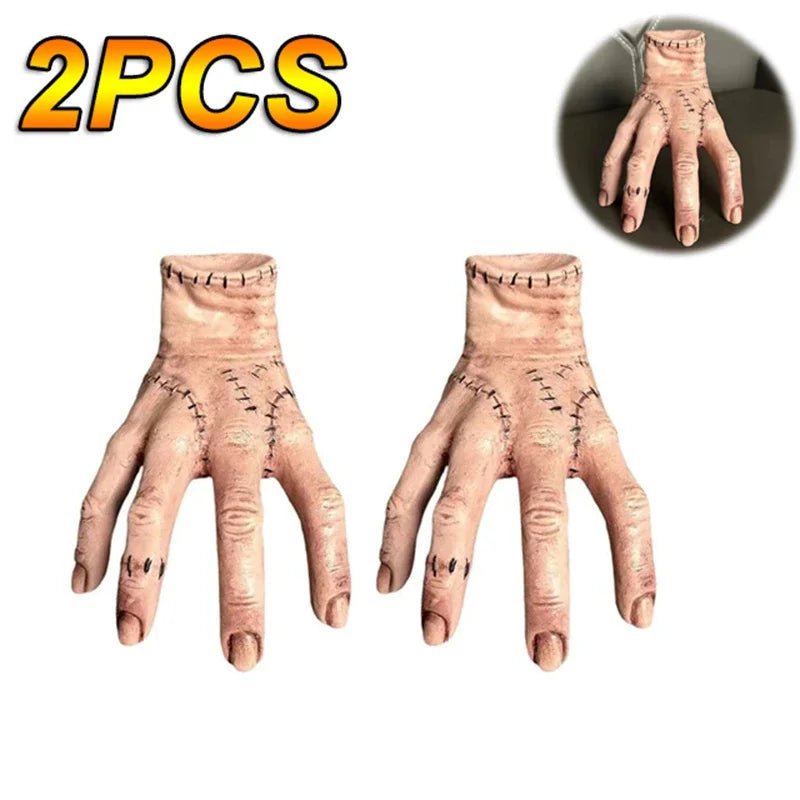 Halloween Party Wednesday Thing Hand From Addams hand Family Cosplay Figurine Home Decor Desktop Crafts Costume Prop - drollido